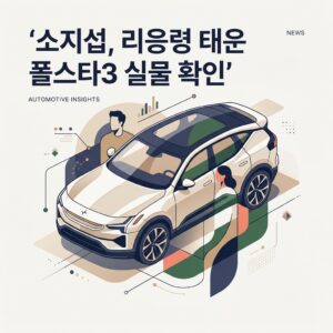 배우 소지섭과 리응령이 선택한 전기차 폴스타3의 실체를 파헤치다 소지섭, 리응령 태운 폴스타3 실물 확인