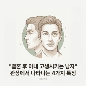 "결혼 후 아내 고생시키는 남자" 관상에서 나타나는 4가지 특징 "결혼 후 아내 고생시키는 남자" 관상에서 나타나는 4가지 특징