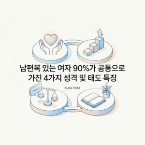 남편복 있는 여자 90%가 공통으로 가진 4가지 성격 및 태도 특징 남편복 있는 여자 90%가 공통으로 가진 4가지 성격 및 태도 특징