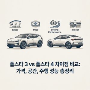 폴스타 3 vs 폴스타 4 차이점 비교: 가격, 공간, 주행 성능 총정리 폴스타 3 vs 폴스타 4 차이점 비교: 가격, 공간, 주행 성능 총정리