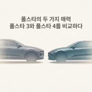 폴스타의 두 가지 매력 폴스타 3와 폴스타 4를 비교하다 폴스타의 두 가지 매력 폴스타 3와 폴스타 4를 비교하다